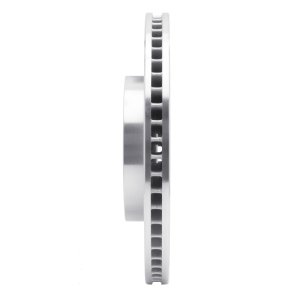 Honda Accord Sedan Brake Rotor (1) - Front Left - R1 Concepts - Drilled & Slotted - Silver - `13-`22